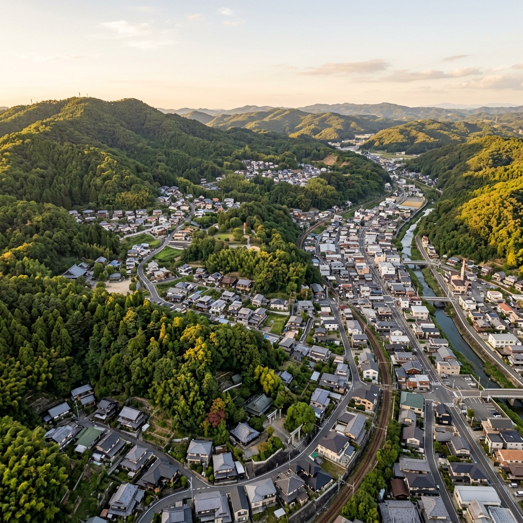 愛知県瀬戸市の住宅街